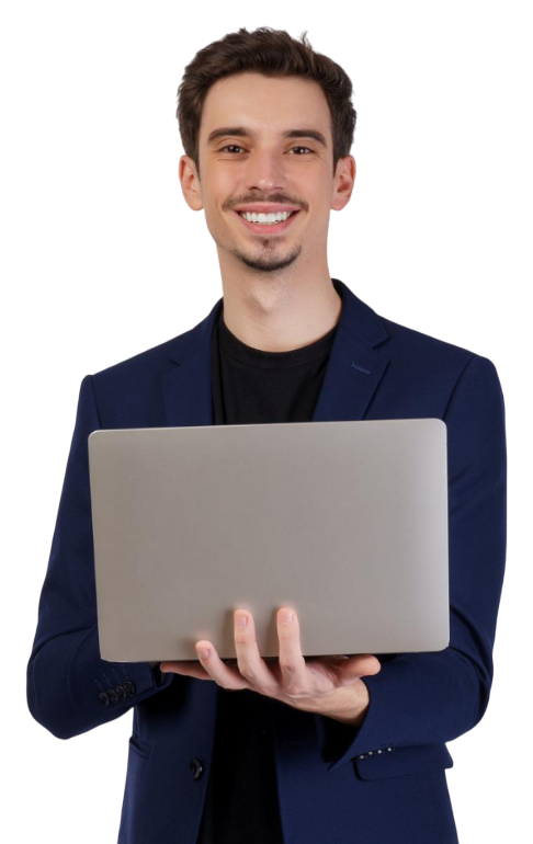 portrait-young-handsome-smiling-businessman-holding-laptop-hands-typing-browsing-web-pages-isolated-white-background